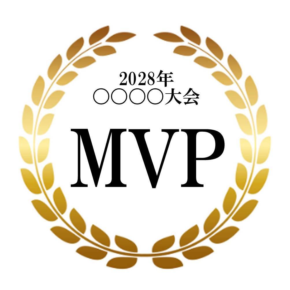表彰フレーム　MVPメダルクッキー｜スポーツ大会・社内表彰・イベントに最適な贈り物｜名入れ可能
